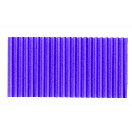 Corobuff 006558 Fade Resistant Solid Color Corrugated Paper Roll; Violet